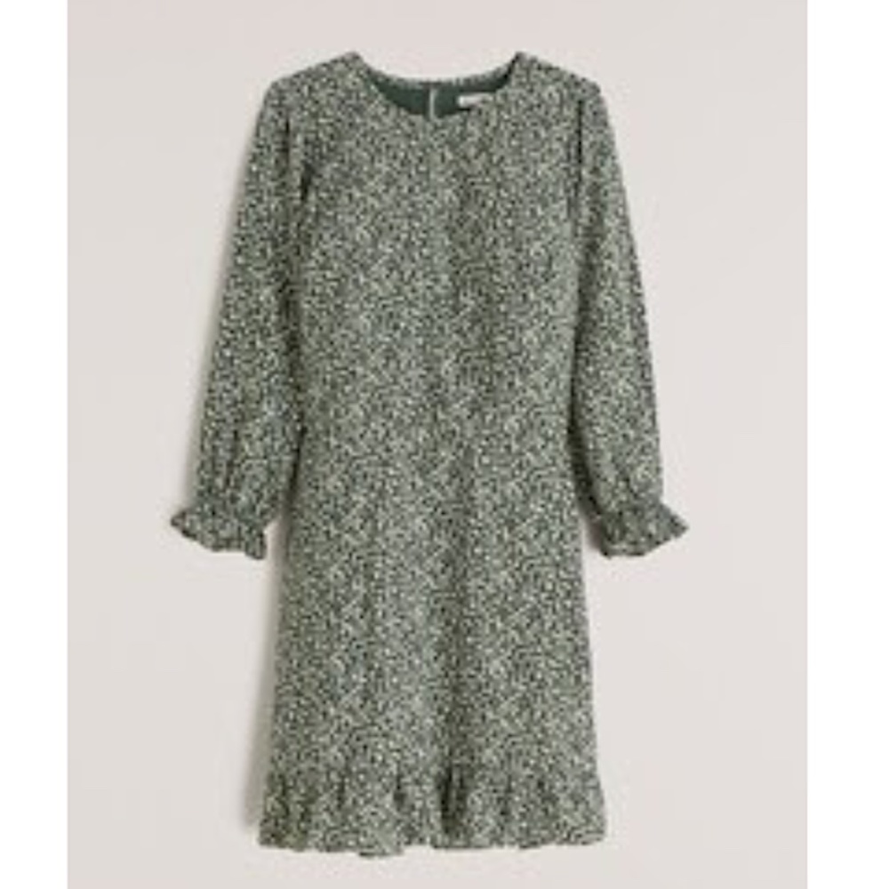 Abercrombie High-Neck Slim Waist Mini Dress
